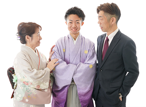 お父さまお母さま和装